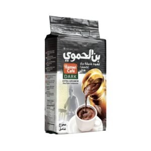 Hamwi Cafe, Dark Roasted Turkish Coffee With Cardamom, 180g, A blend of Robusta and Arabica beans from the best coffee fields in the world